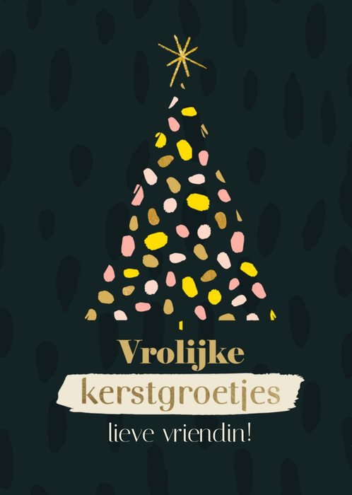 Greetz | Kerst | Kerstboom | Vriendin