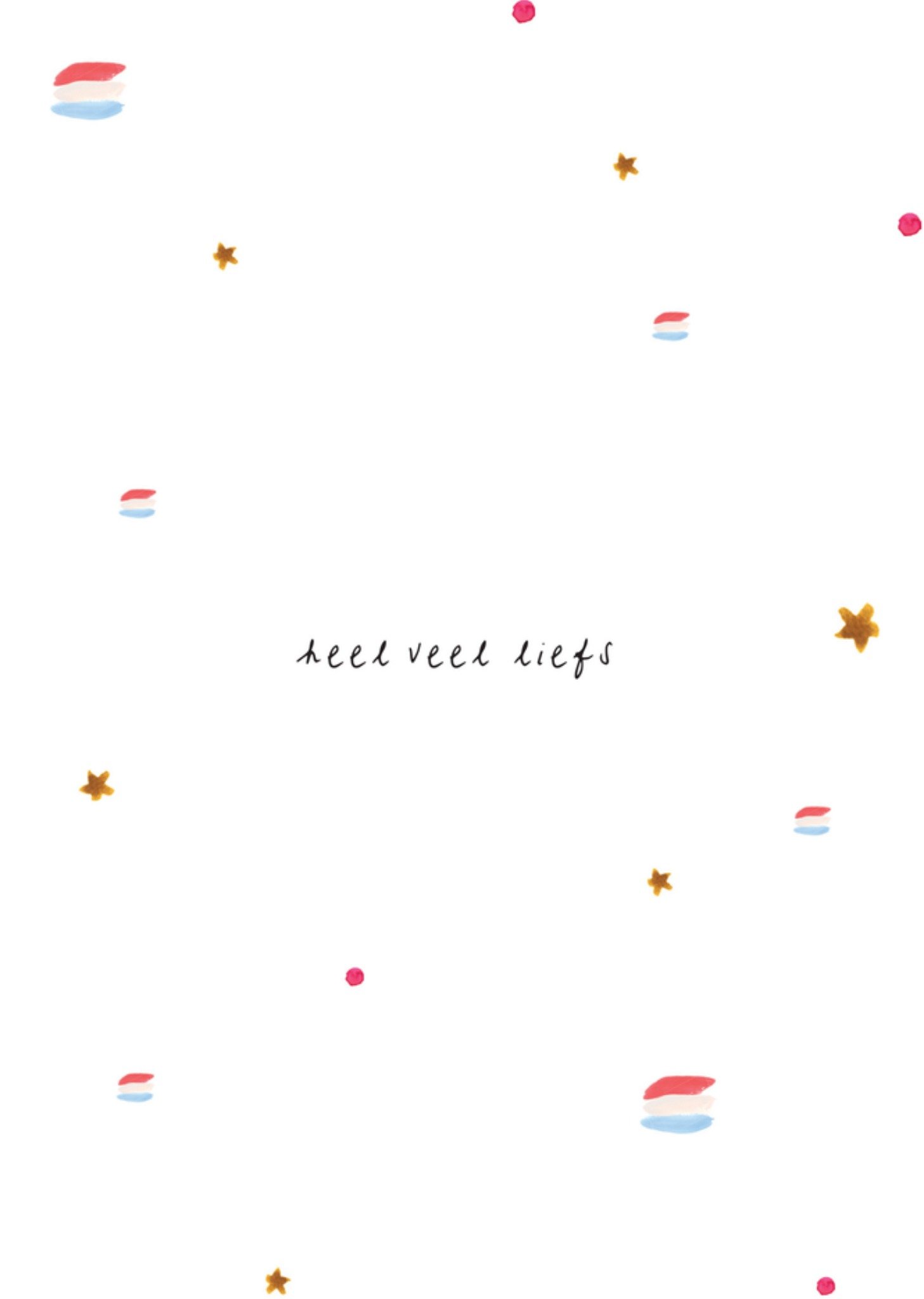 Zomaar kaart Kinderziekenhuizen Van Oranje Heel Veel Liefs MILA