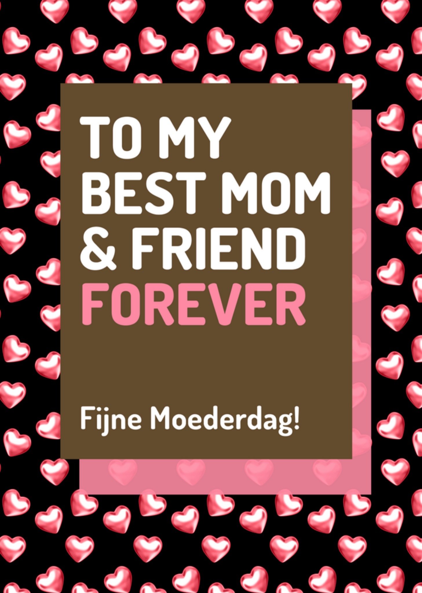 Moederdagkaart Best Mom Friend Kaart Love Repeat