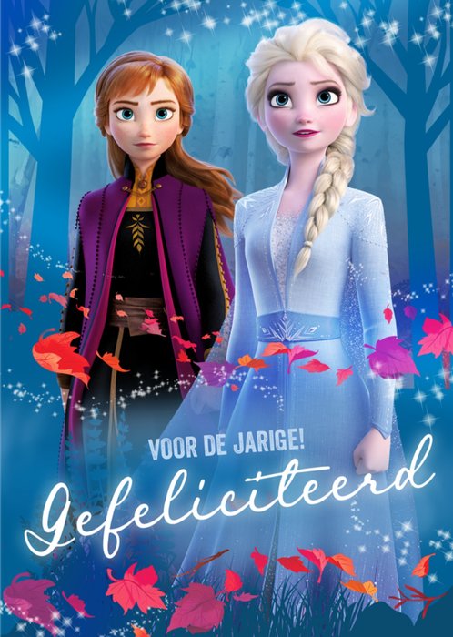 Frozen | Verjaardagskaart | Voor de jarige | Elsa en Anna