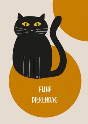 Greetz | Dierendag kaart | Illustratie | Kat