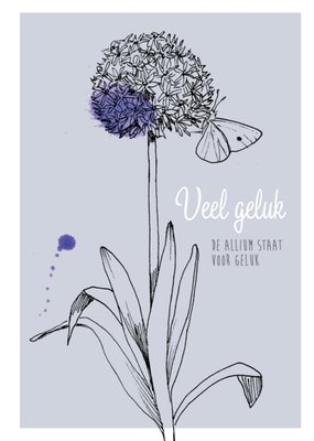 Veer&Moon | Succeskaart | De Allium voor geluk