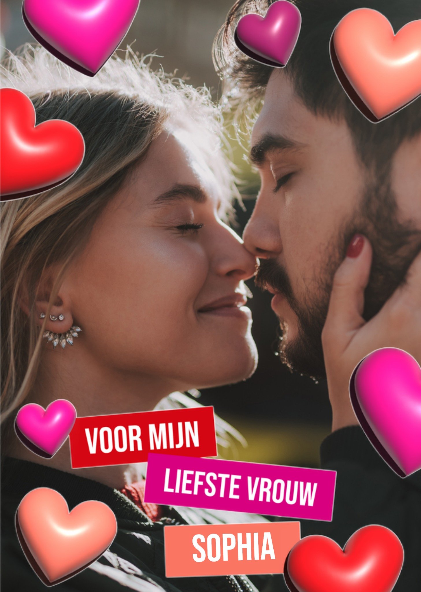 Valentijnskaart Voor mijn liefste vrouw Kaart Greetz