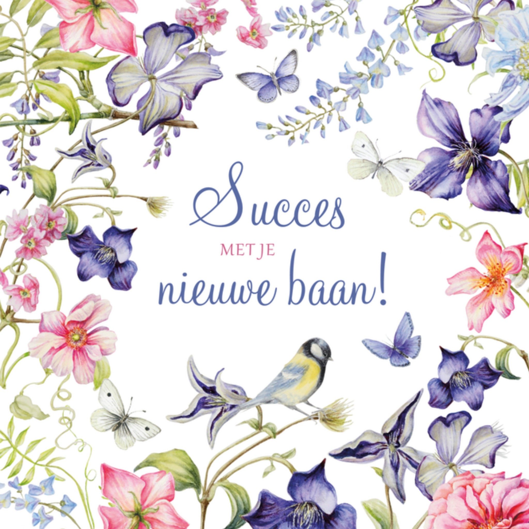 Nieuwe baan kaart succes Vierkante Kaart Janneke Brinkman