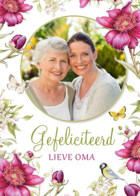 Janneke Brinkman | Verjaardagskaart | Lieve Oma | Met foto