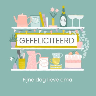 Greetz | Verjaardagskaart | Gefeliciteerd | Lieve Oma