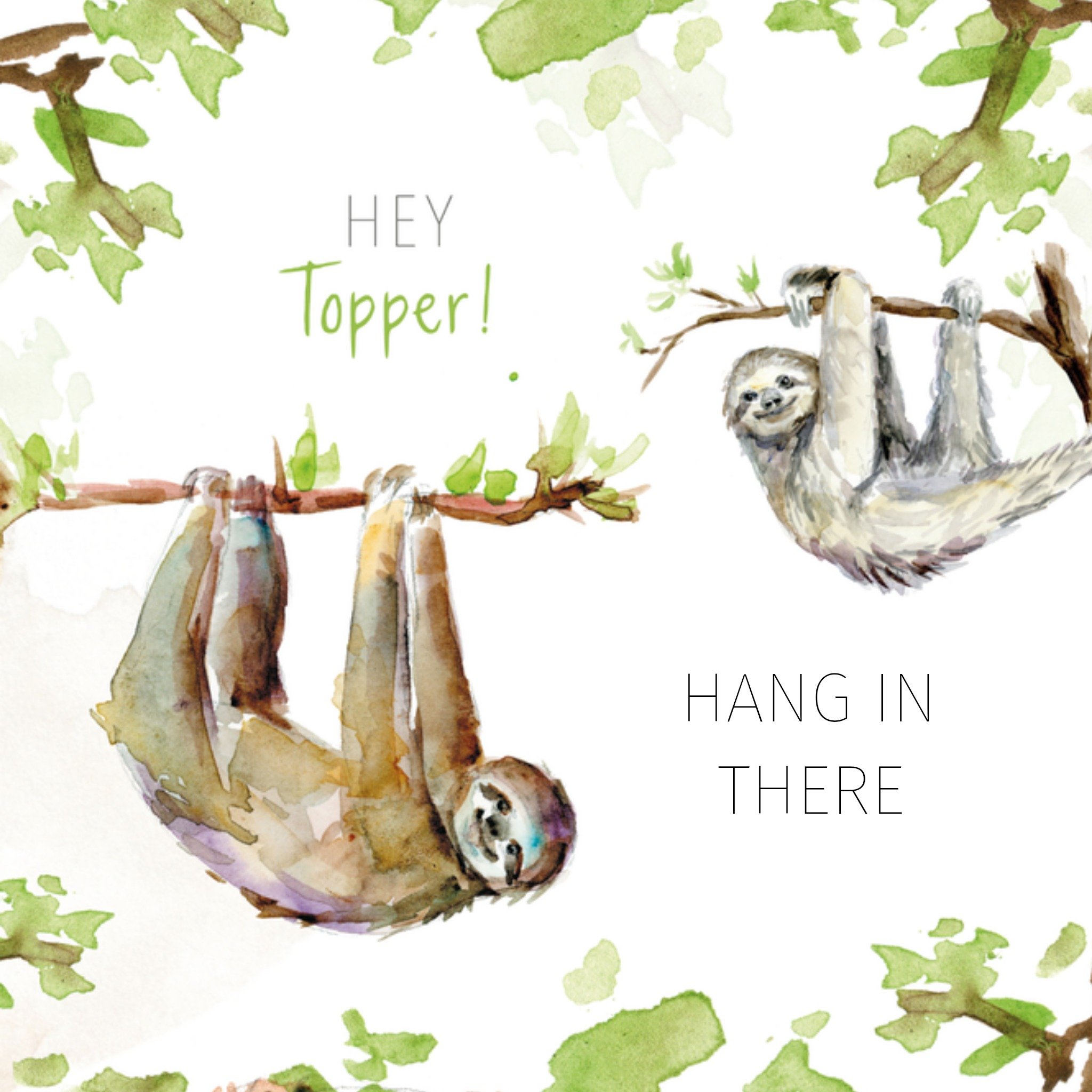 Michelle Dujardin - Zomaarkaart - Hang In There