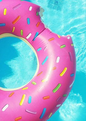 Opblaasdonut neutrale kaart