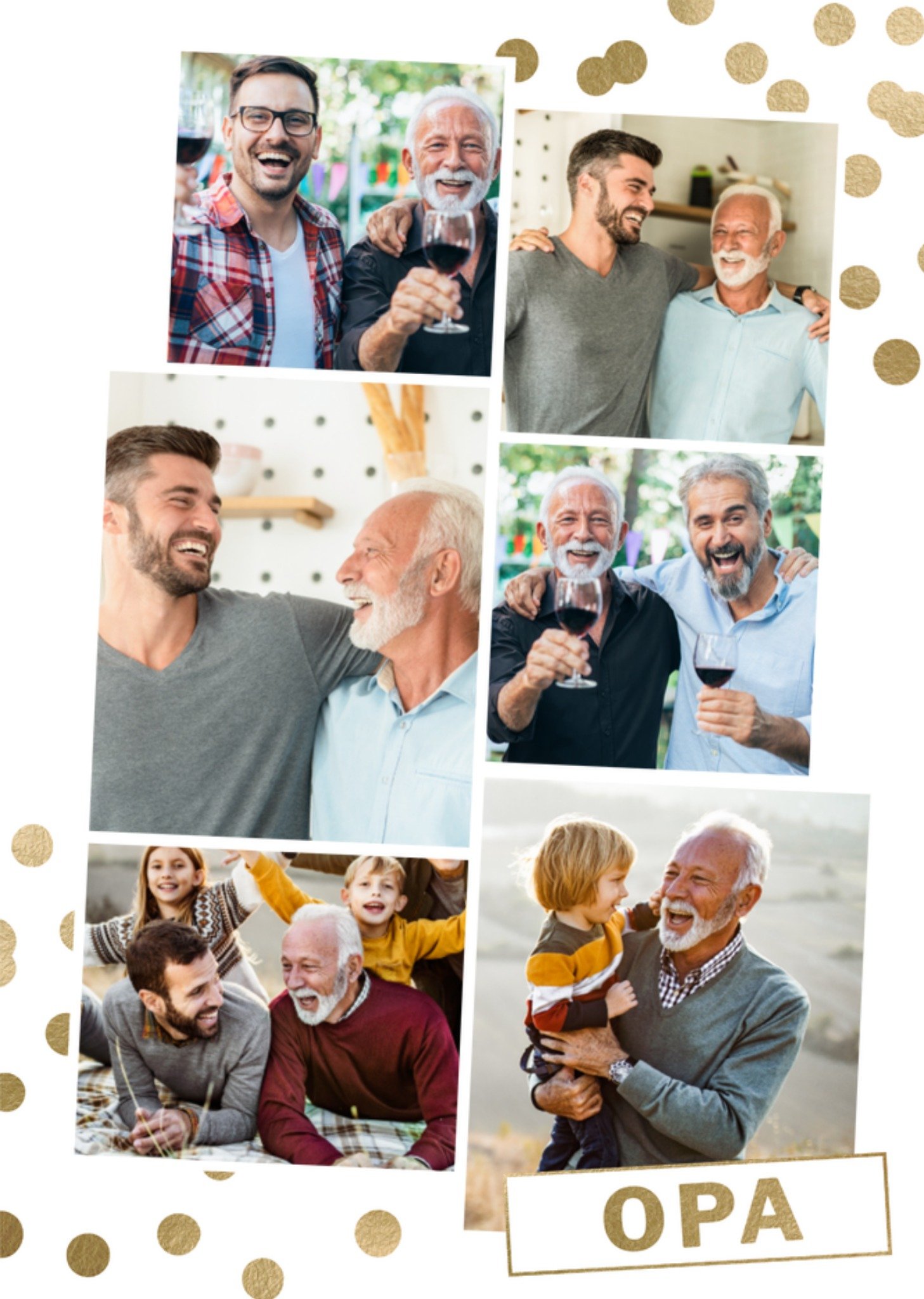 Greetz Vaderdagkaart Opa Fotokaart Standard Card