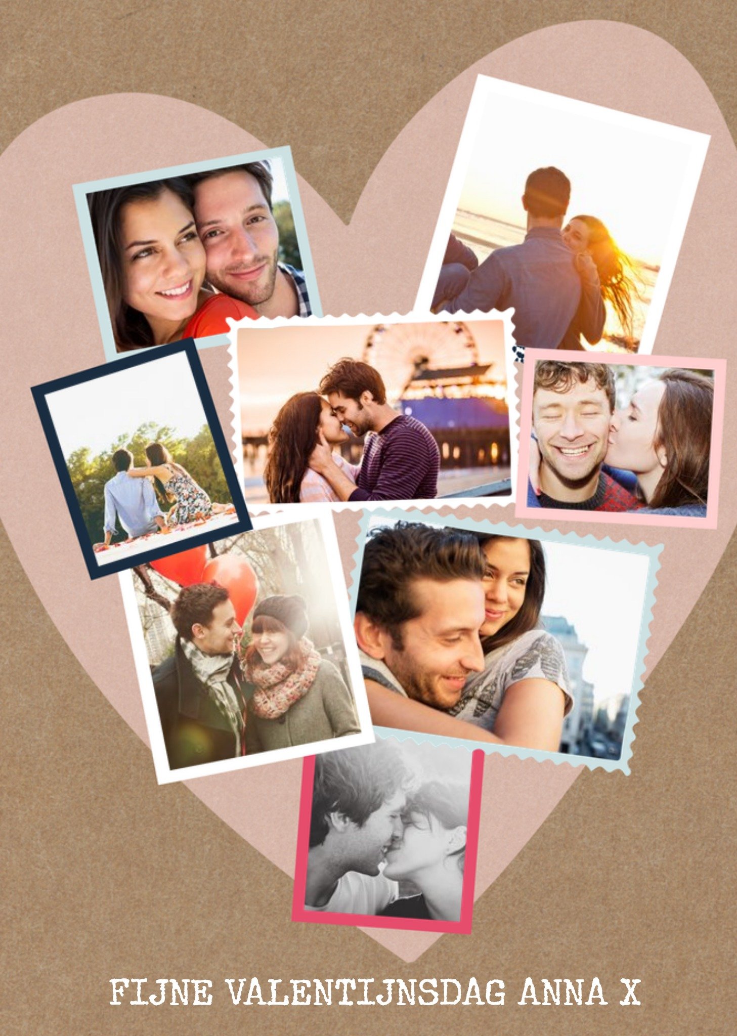 Greetz Valentijnskaart Fotocollage Standard Card