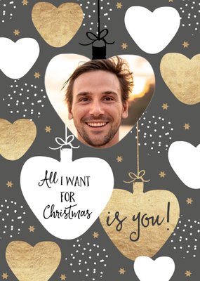 Tsjip | Kerstkaart | Hartjes | Met foto