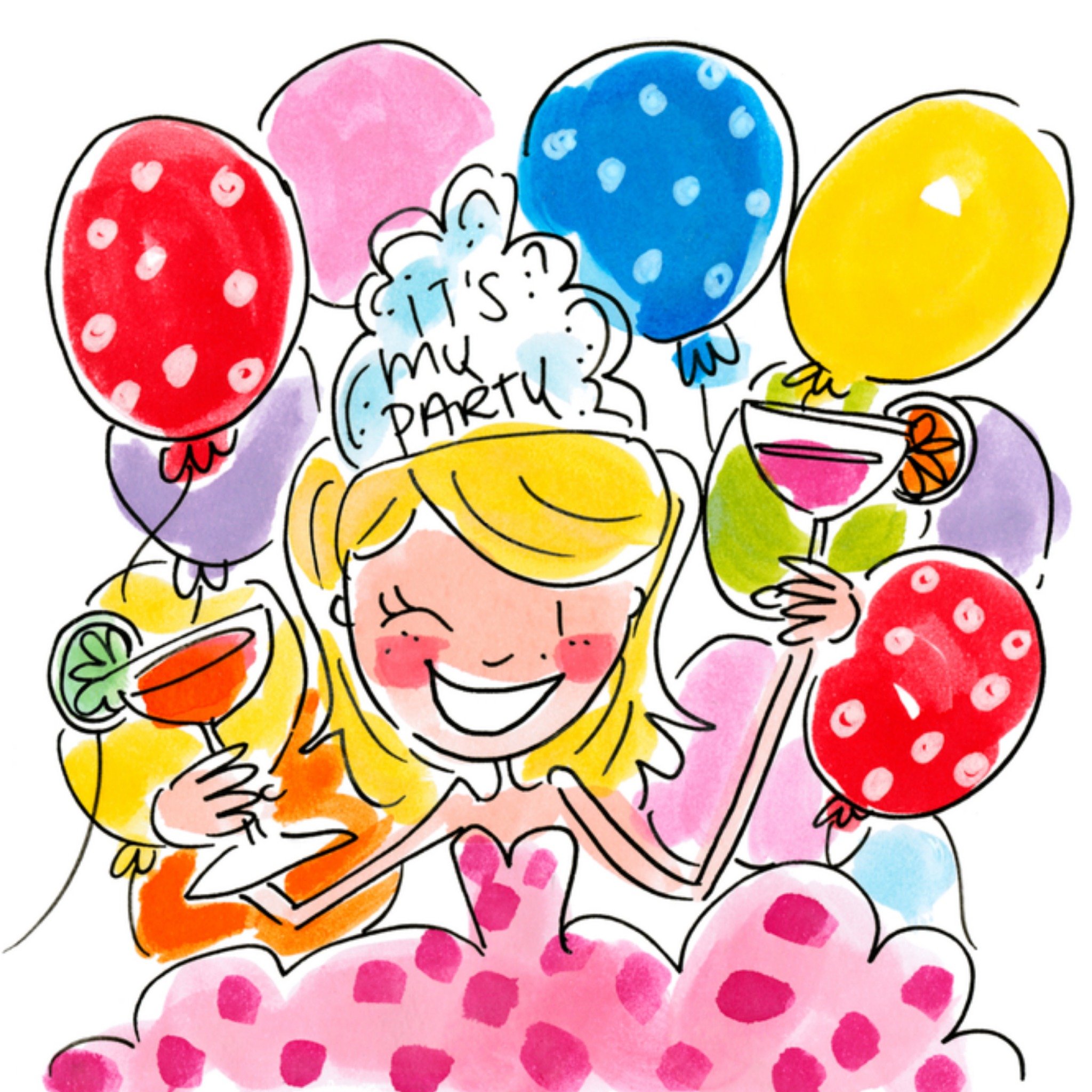 Ballonnen Vierkante Kaart Blond Amsterdam