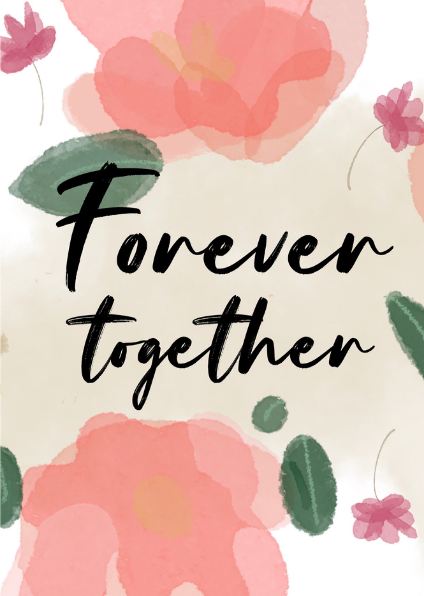 Greetz Huwelijkskaart Forever together Standard Card