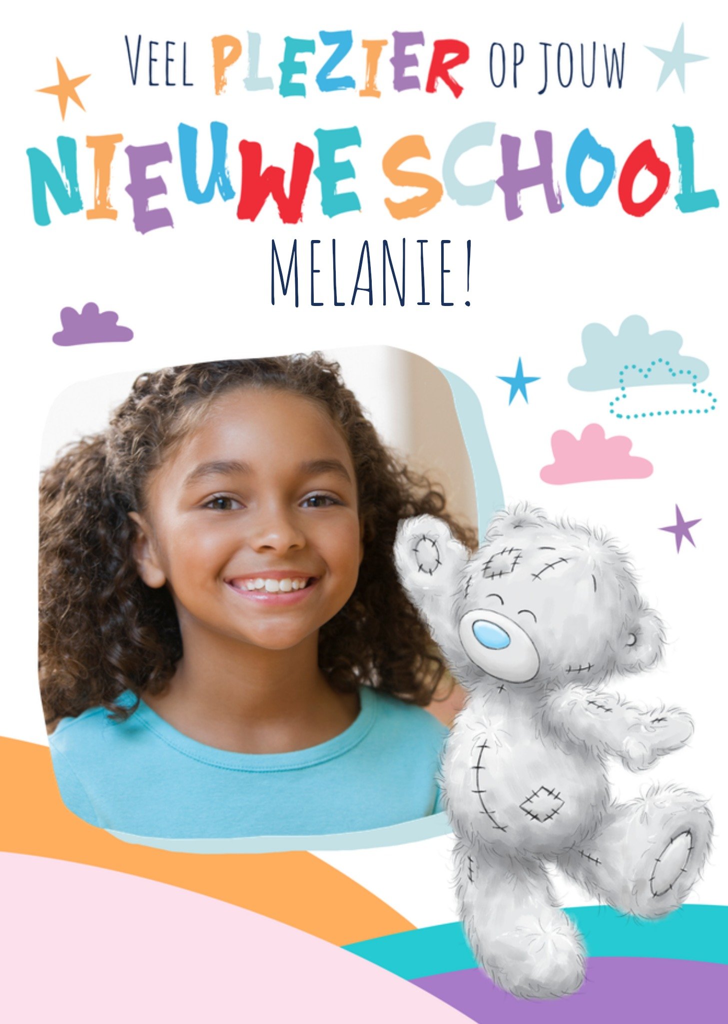 Back to School Tatty Teddy Nieuwe School Kaart Me to You