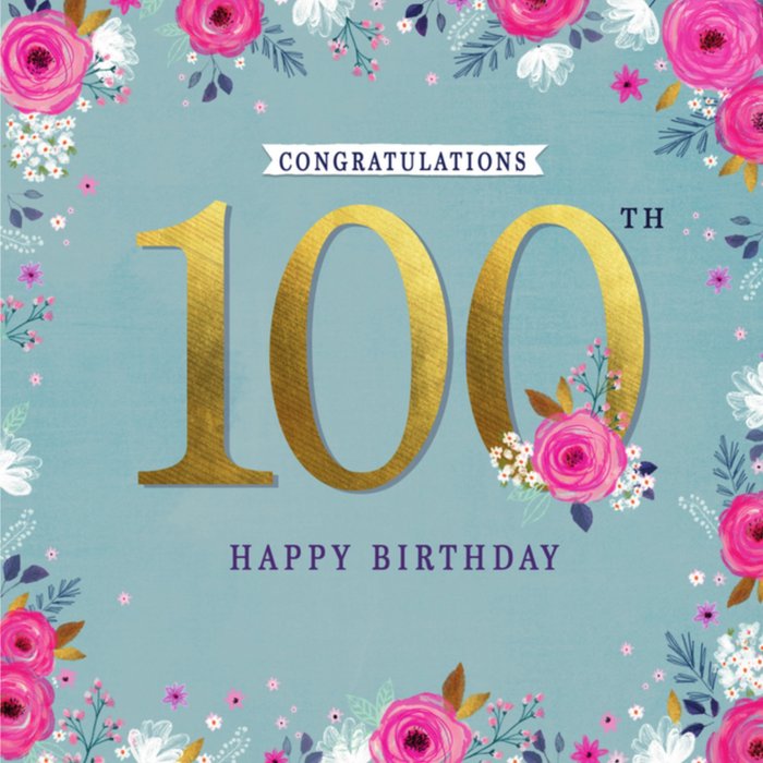 Greetz | Verjaardagskaart | 100 jaar