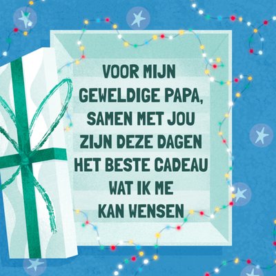 Greetz | Kerstkaart | Papa | Poem