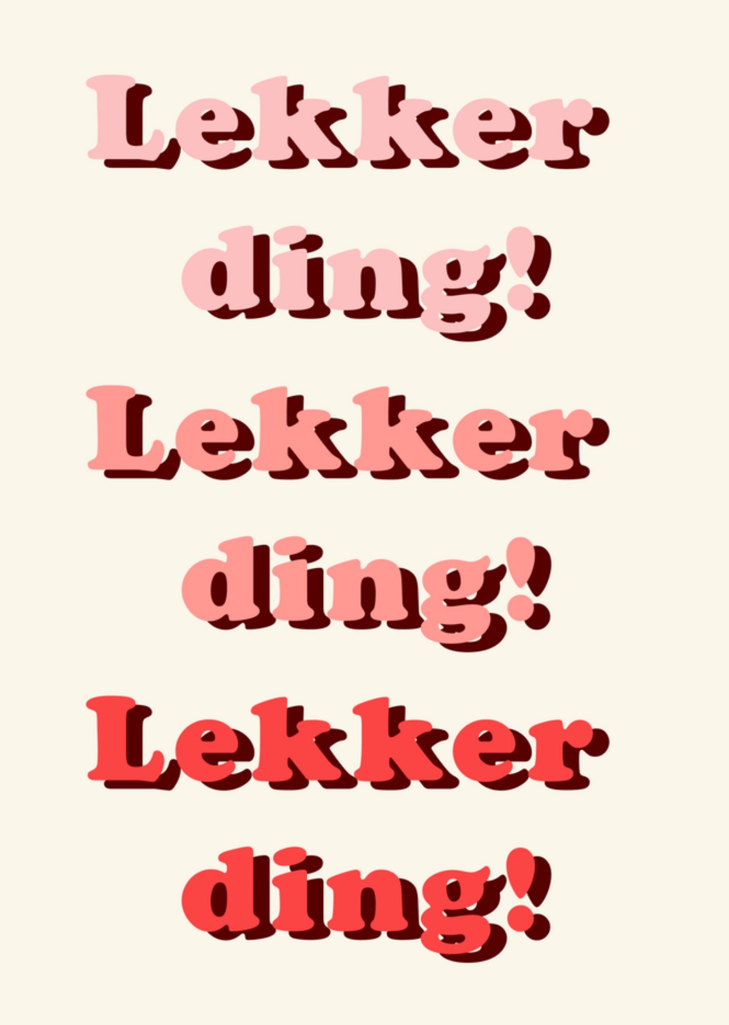 Greetz Valentijnskaart Lekker ding Standard Card