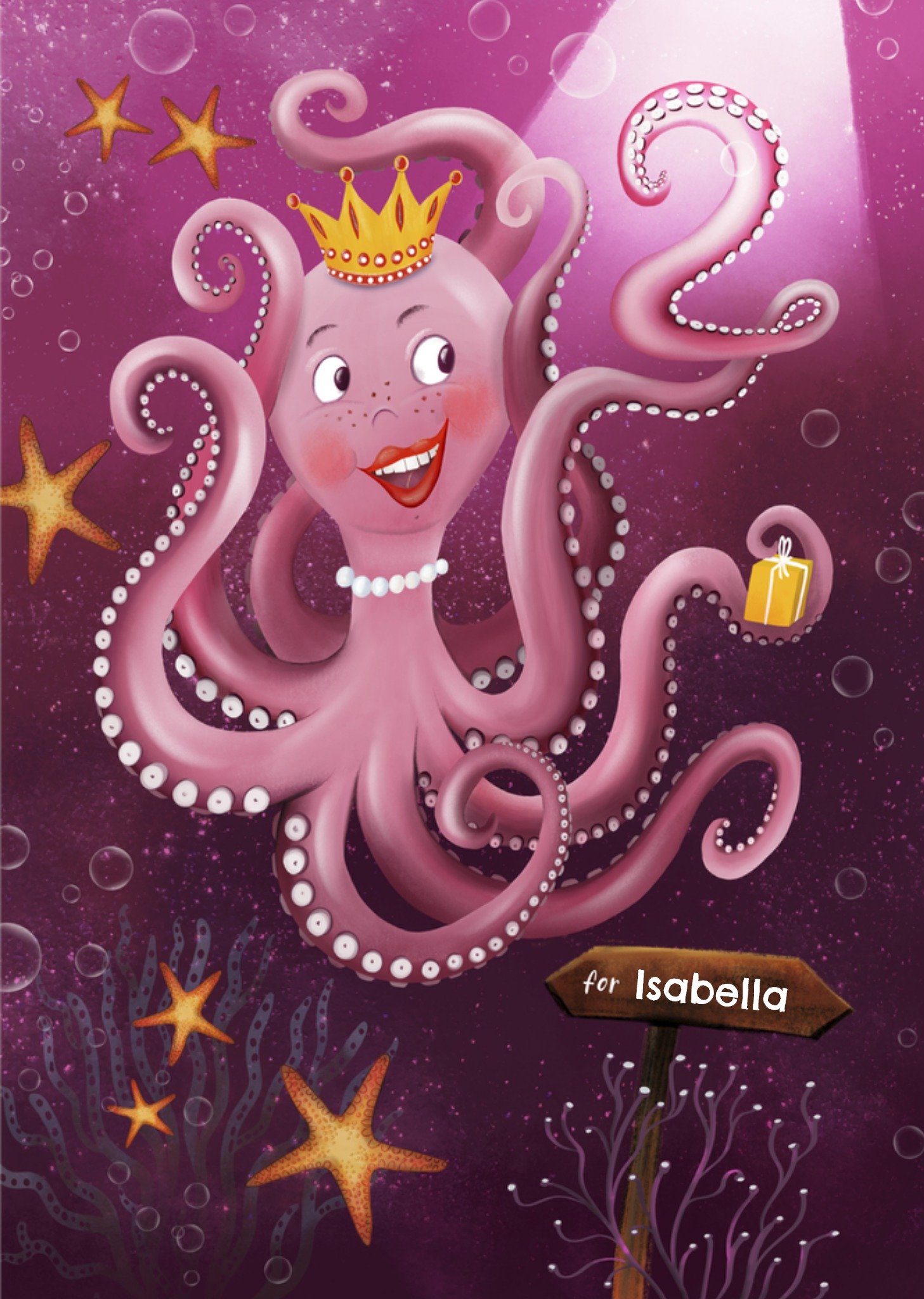 Patricia Hooning Verjaardagskaart Prinses 2 Kaart Fishuals