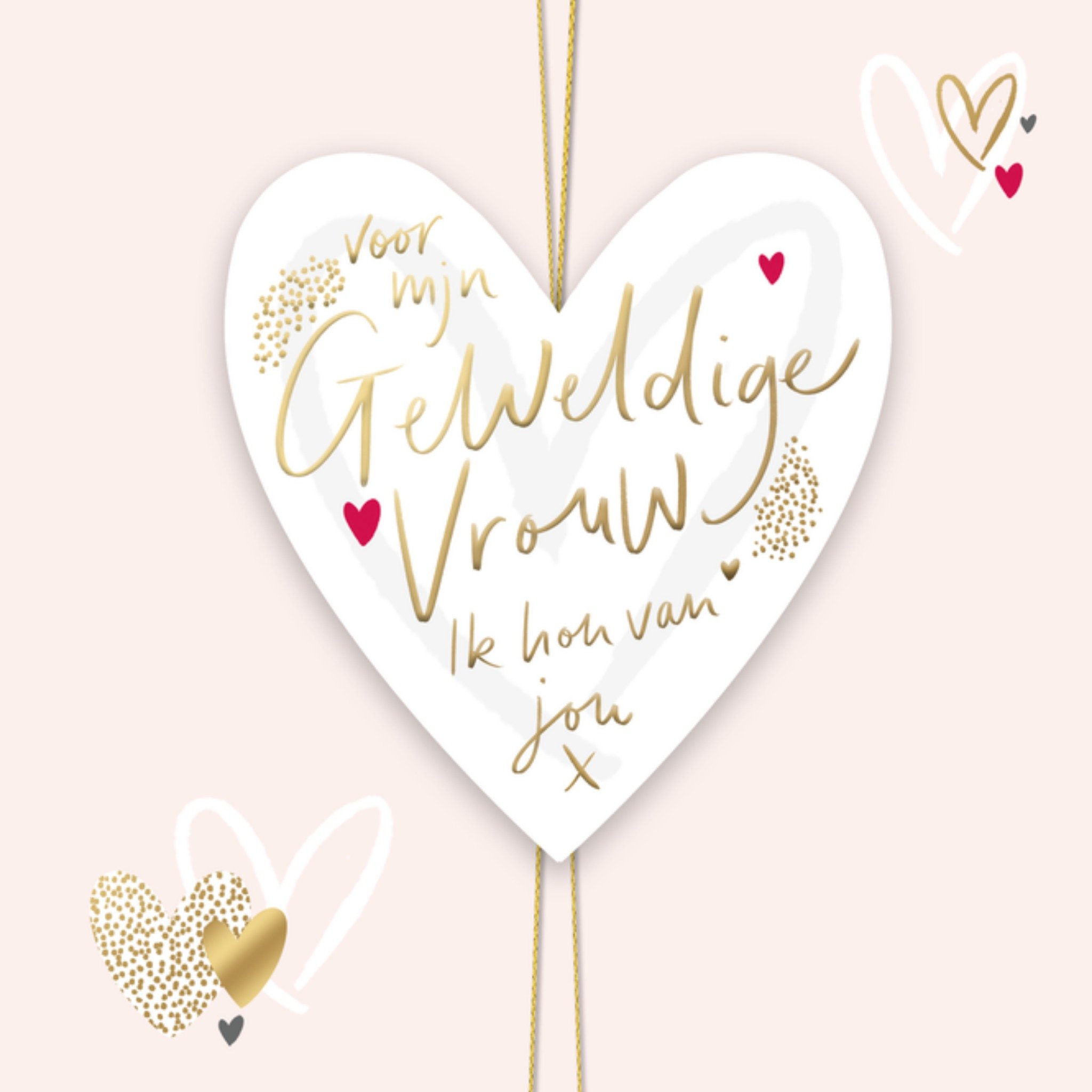 Greetz UK Greetings Valentijnskaart Geweldige Vrouw Vierkant