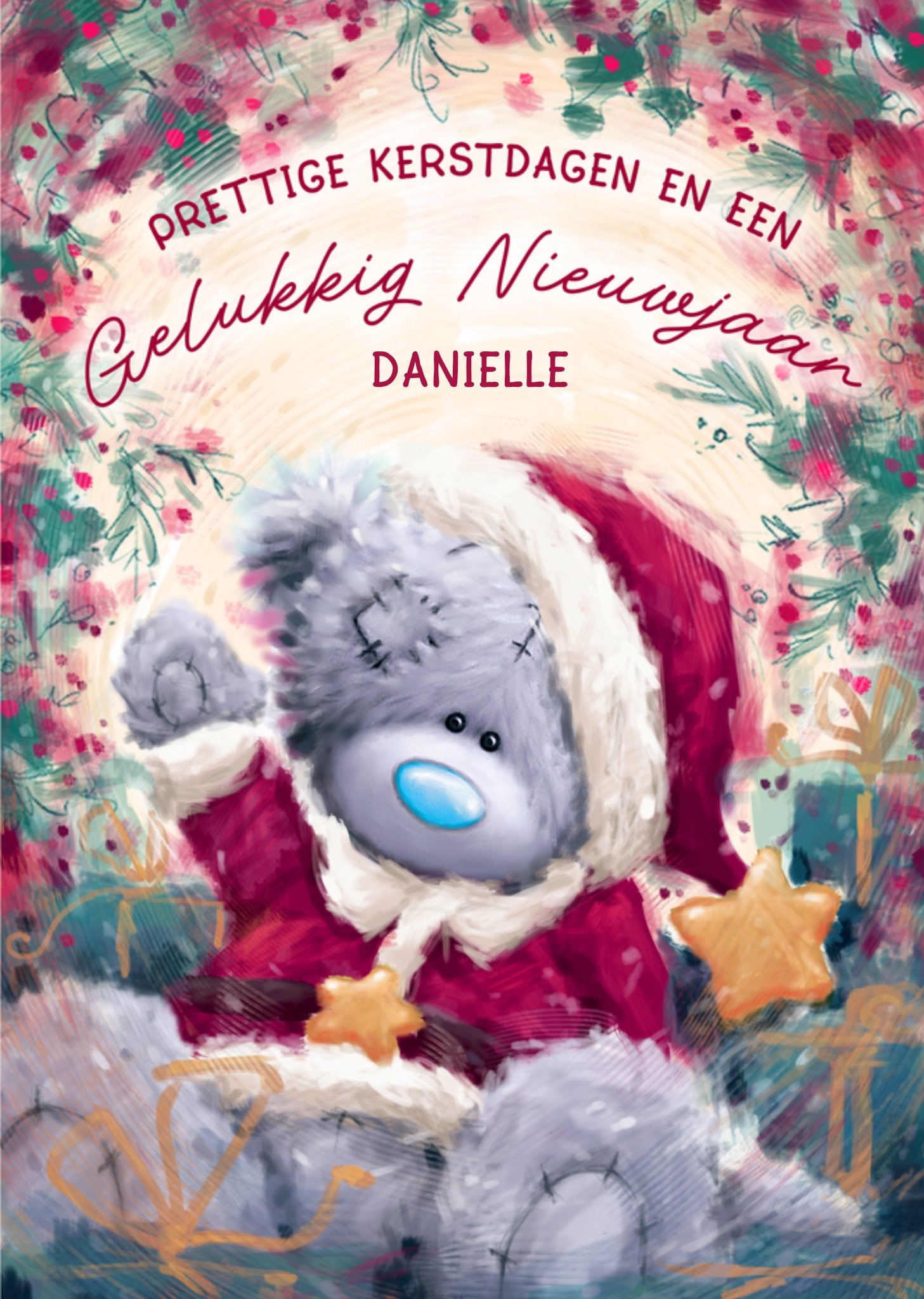 Tatty Teddy Me to You Kerstkaart Prettige Kerstdagen en een Gelukkig Nieuwjaar Standard Card