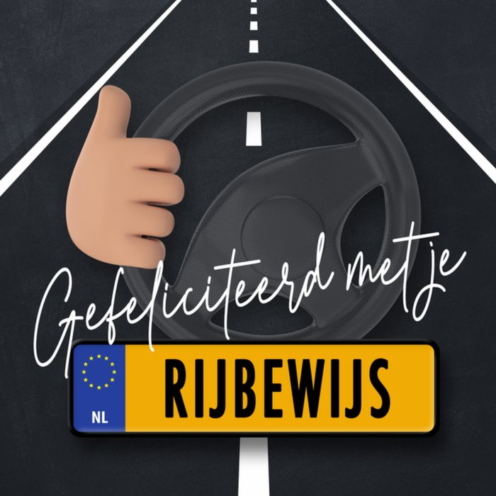 Luckz | Geslaagd kaart | Rijbewijs 