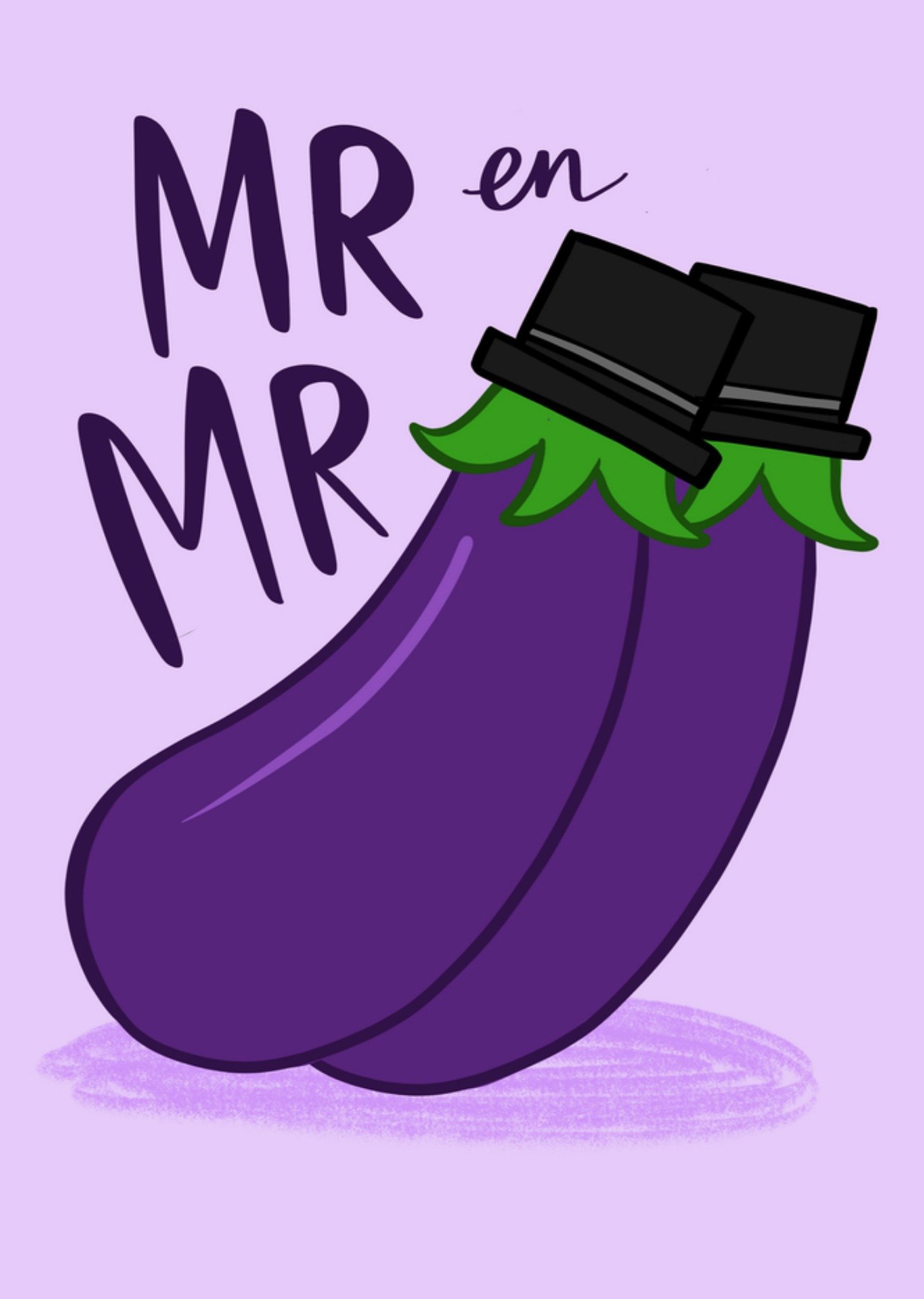 Huwelijkskaart grappig Kaart Lucy Maggie