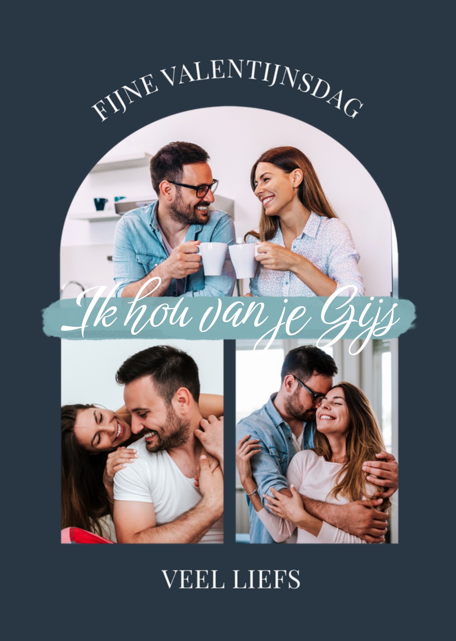 Greetz Valentijnskaart veel liefs Standard Card