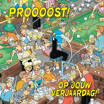 Jan van Haasteren | Verjaardagskaart | Proooost!