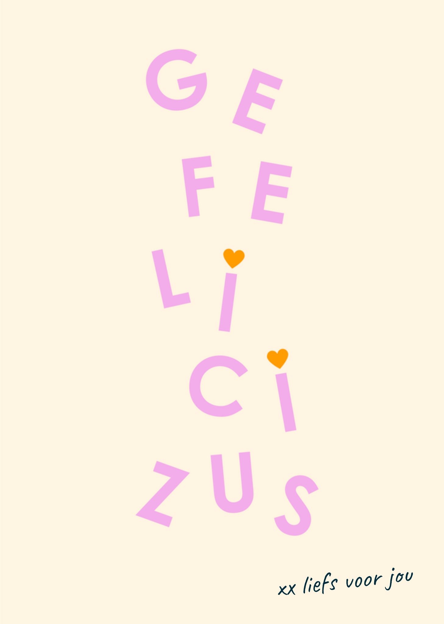 Verjaardagskaart Gefelicizus Greetz