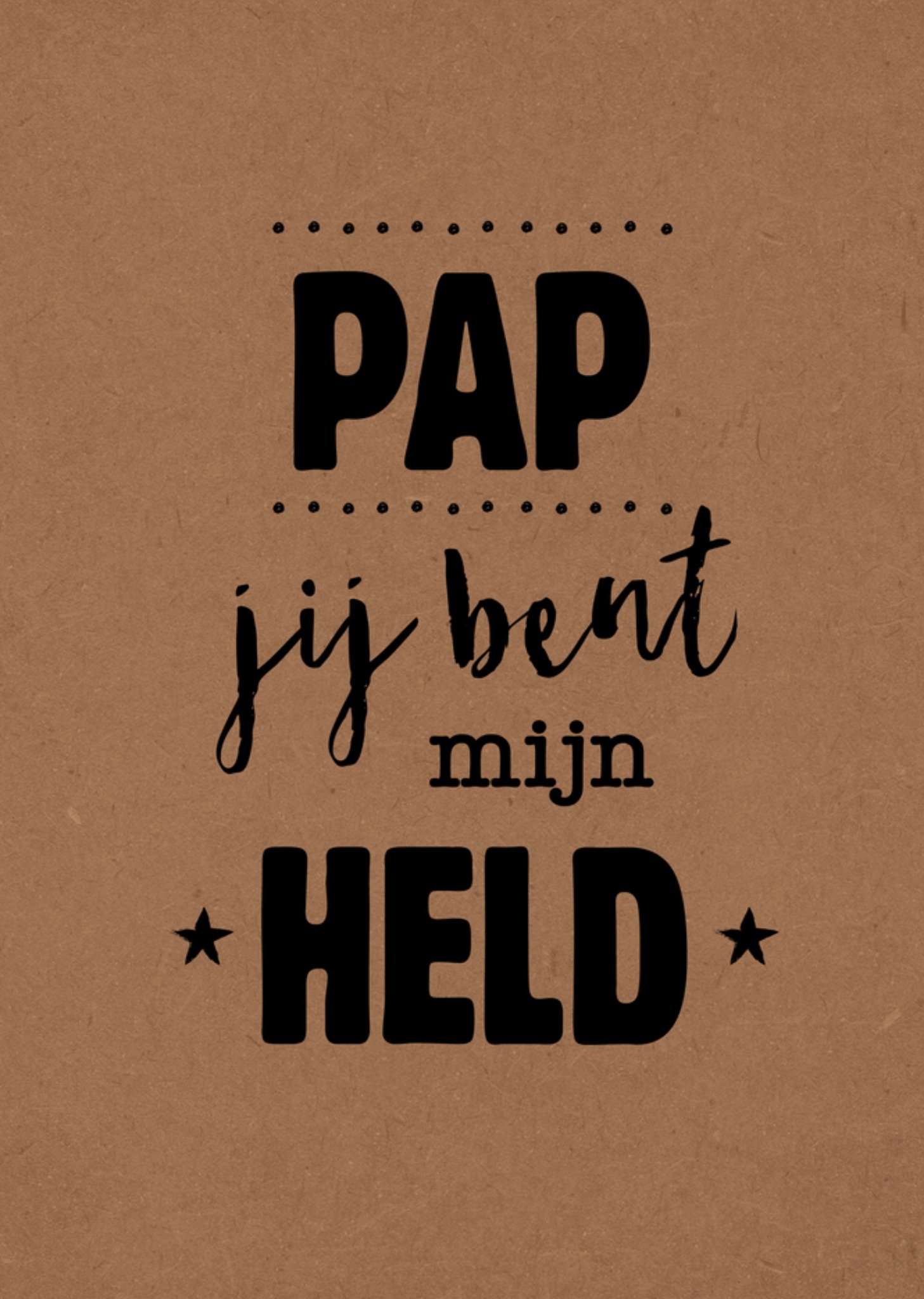 Greetz Vaderdagkaart jij bent mijn held Standard Card