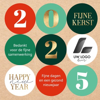 Luckz | Kerst | Zakelijke kerstkaart met logo bedrijf