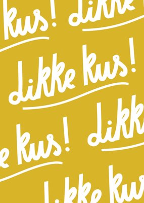 Greetz | Denken aan kaart | dikke kus