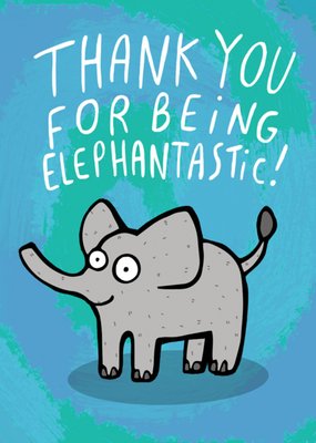Katie Abey | Bedanktkaart | olifant