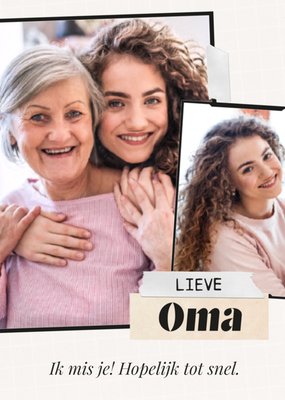 Ik Mis Je Foto Upload Oma Kaart