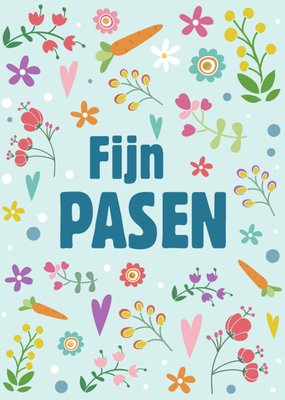 Greetz | Paaskaart | fijn pasen | bloemen