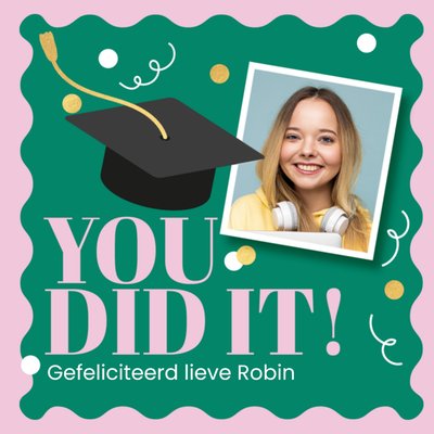 Luckz | Geslaagdkaart | You did it