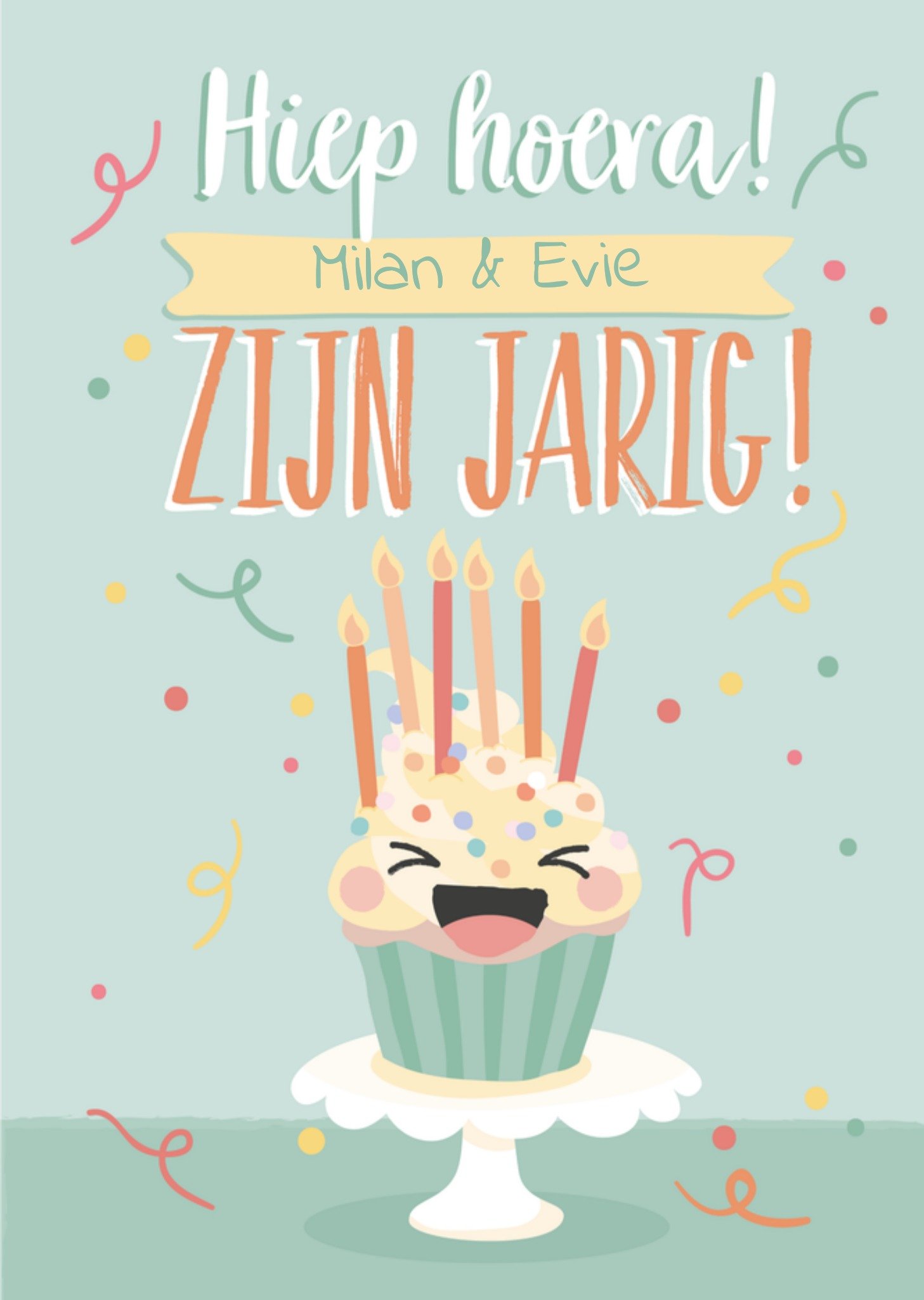Verjaardagskaart Hip Hip Hoera! Kaart Tante Kaartje