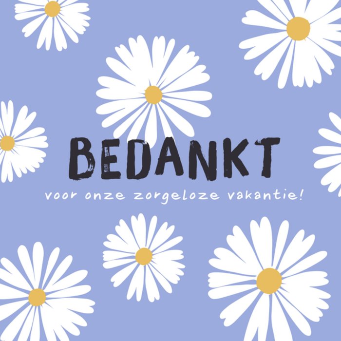 Greetz | Bedankt thuisblijvers | bloemen