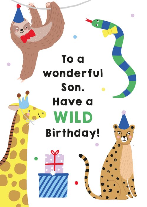 Greetz | Verjaardagskaart | Wild birthday!