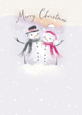 Kerstkaart | UK Greetings | Sneeuwpop