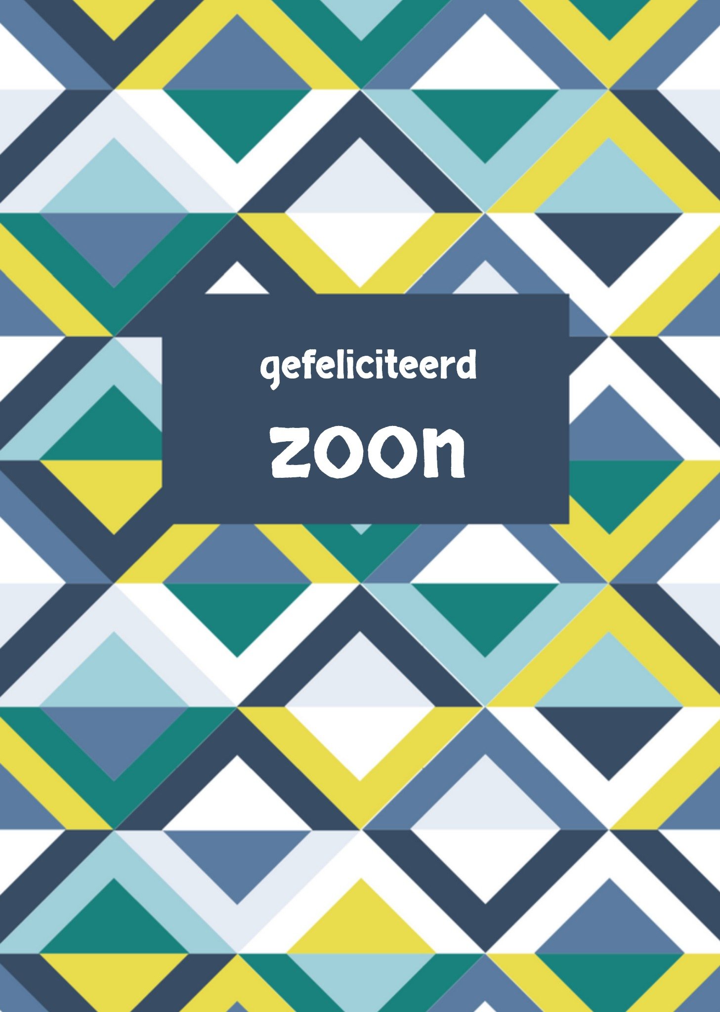 Verjaardagskaart gefeliciteerd zoon Kaart Greetz