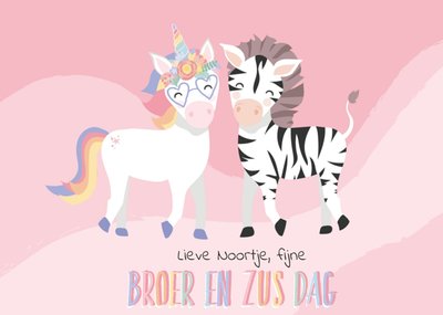 Tante Kaartje | Broer en zus dag | met naam