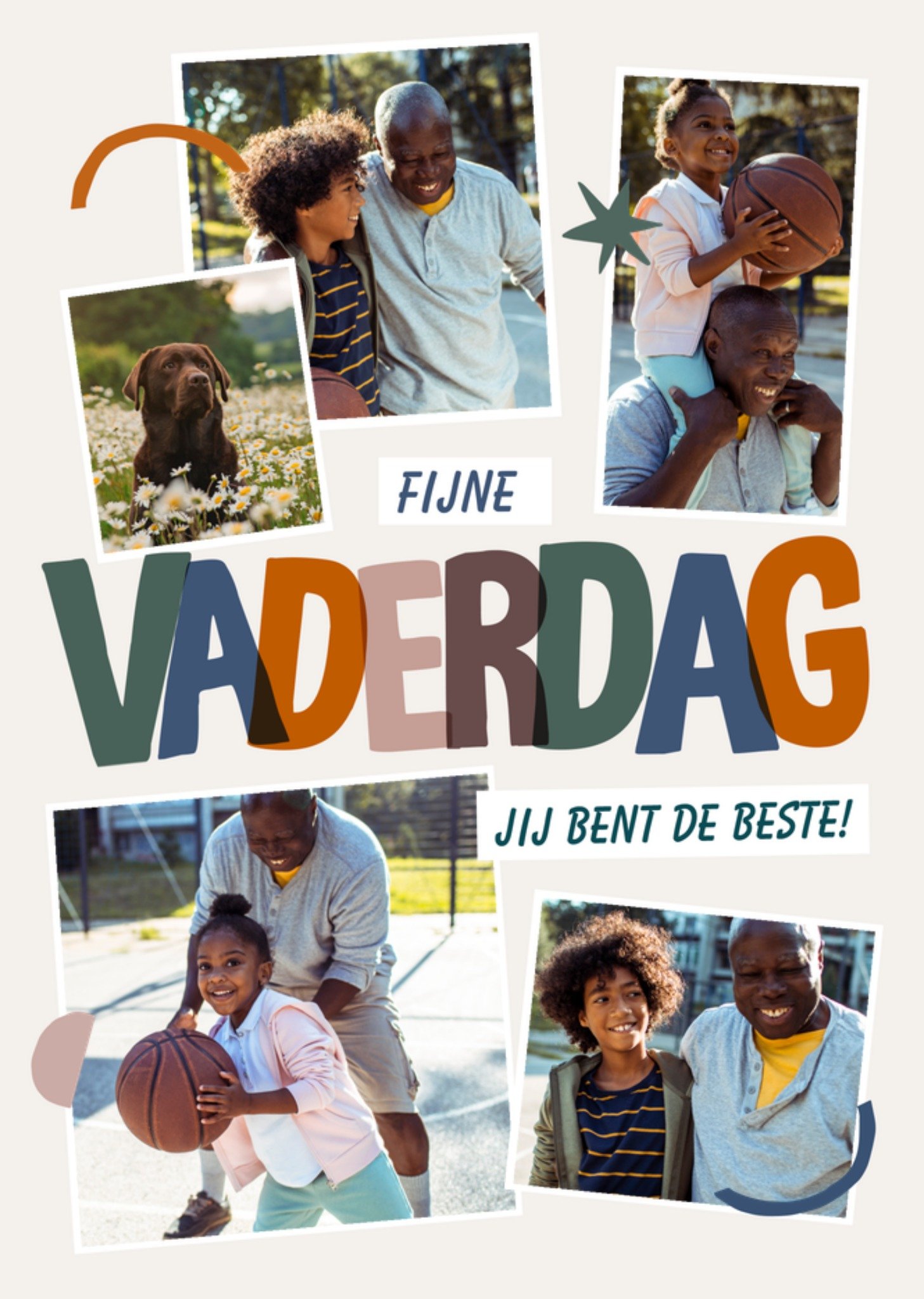 Greetz Vaderdagkaart jij bent de beste Standard Card