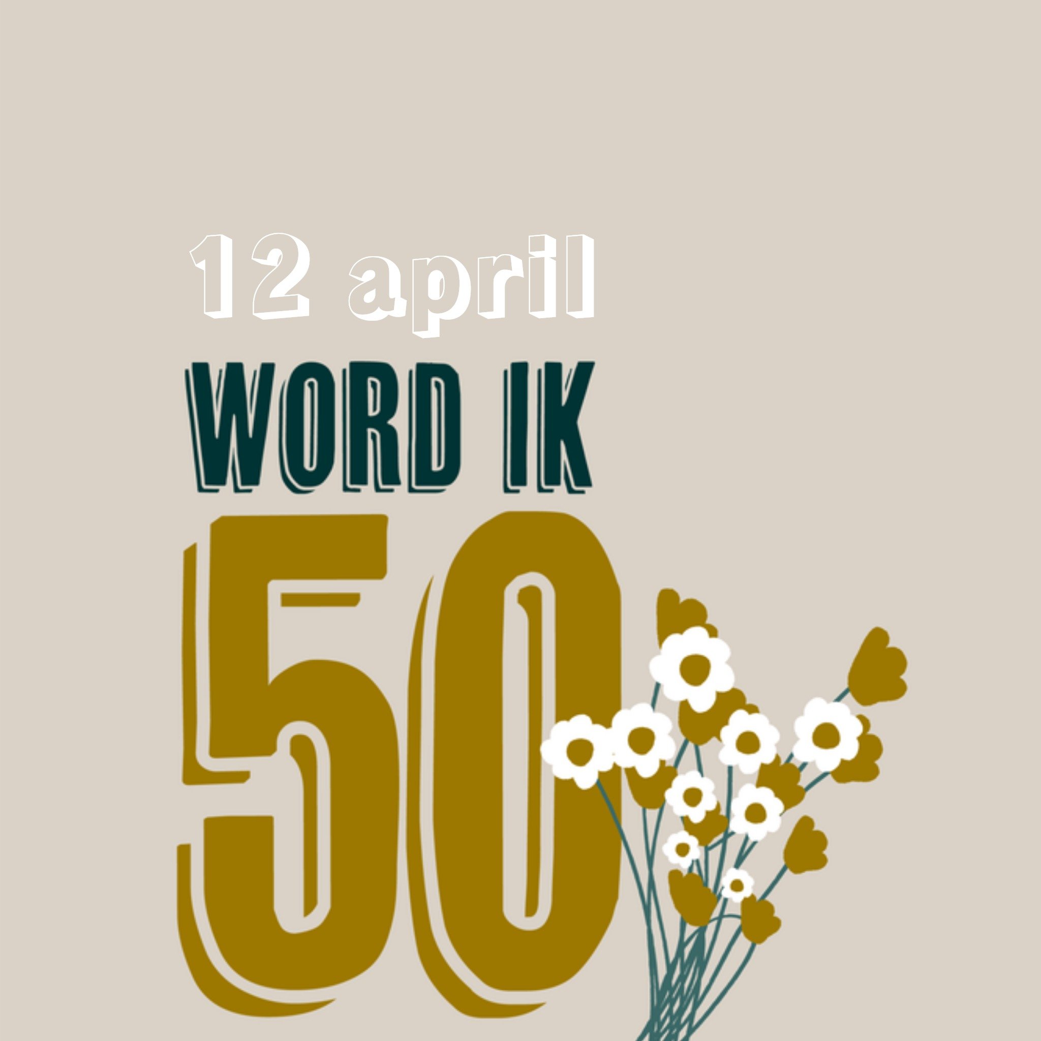 Greetz Verjaardagsfeest uitnodiging Vrolijk Vierkant