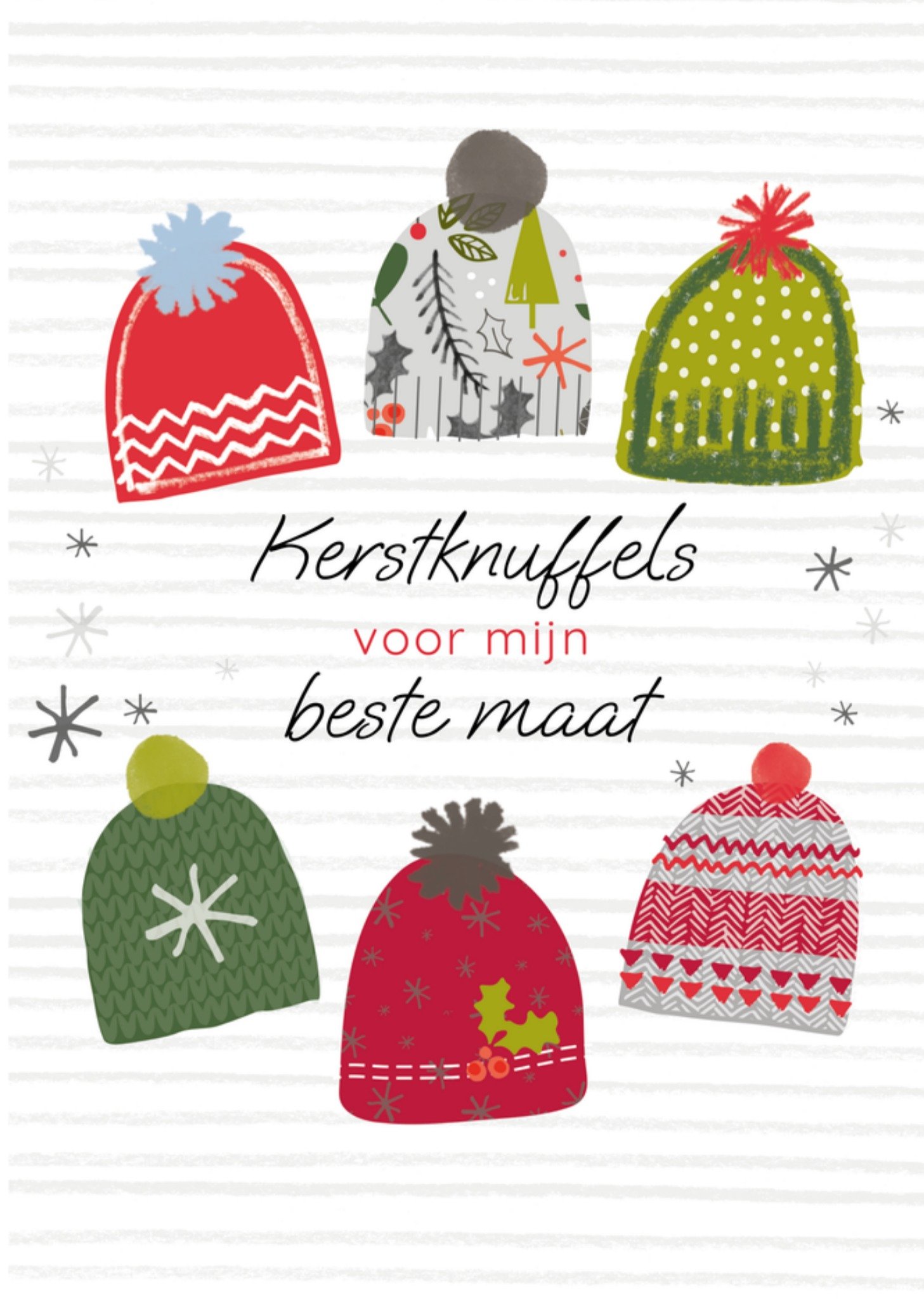 Kerstkaart Kerstknuffels Beste maat TMS