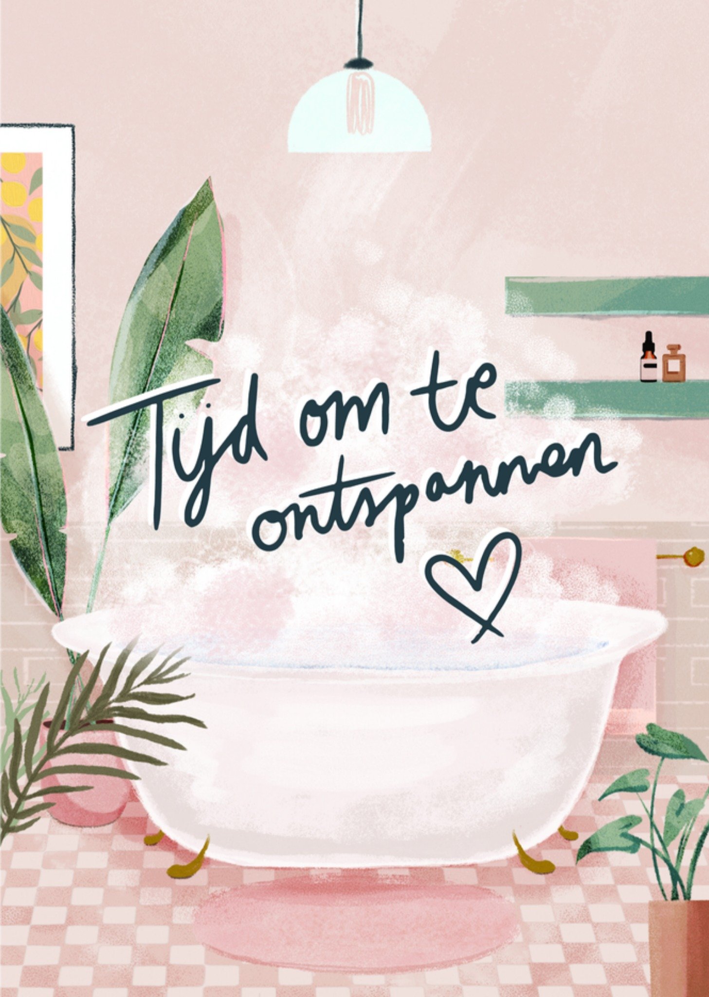 Greetz Moederdagkaart Tijd om te ontspannen Standard Card