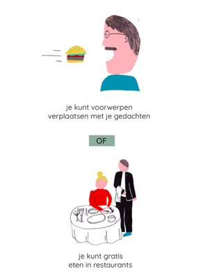 Dilemma op Dinsdag | Bedankt kaart | Eten