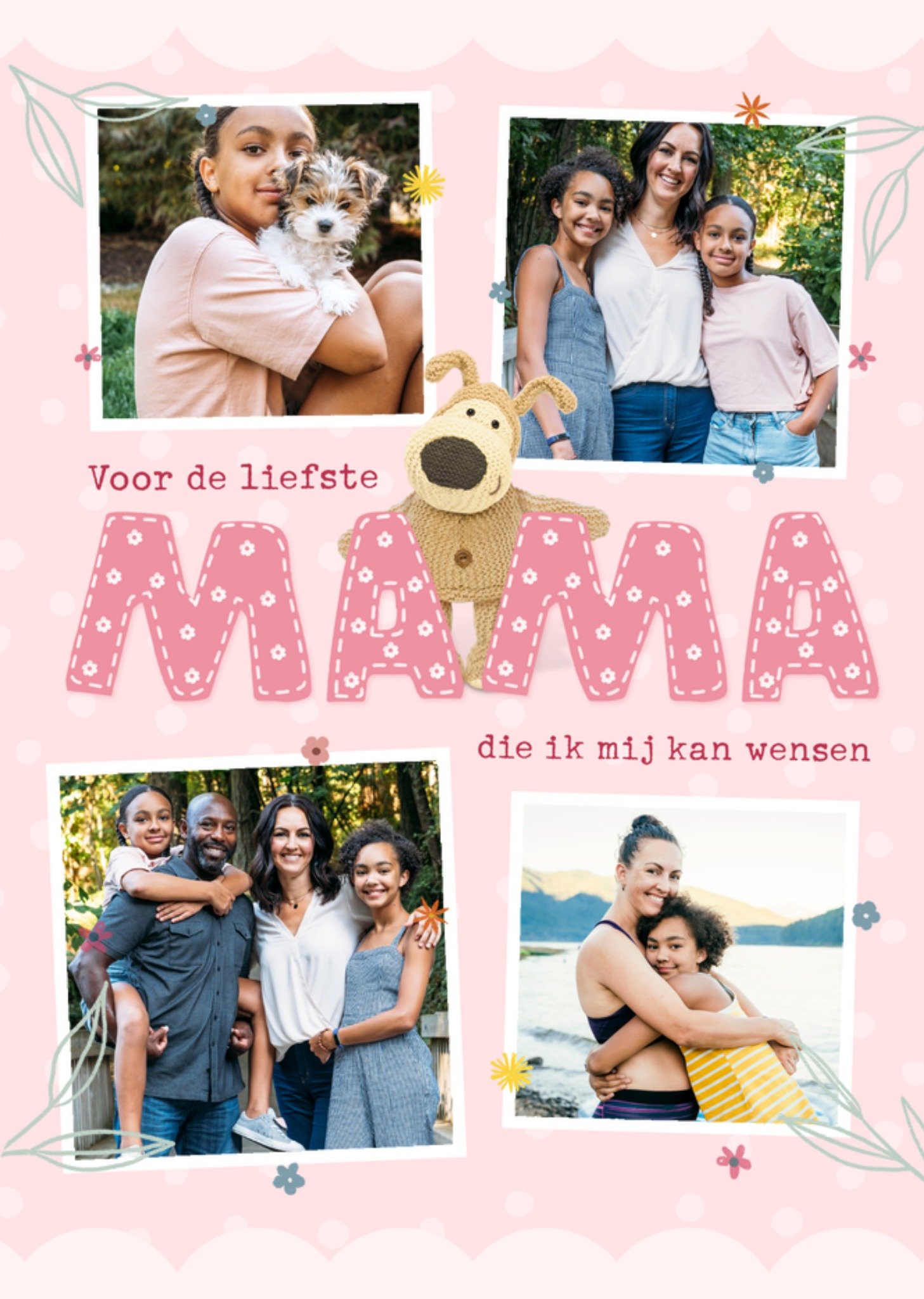 Moederdagkaart Voor de liefste Mama Kaart Boofle