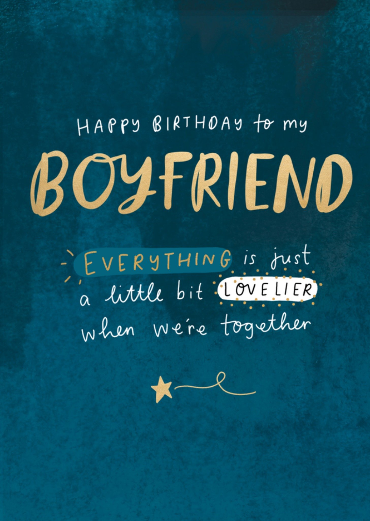 Verjaardagskaart boyfriend Kaart Pigment