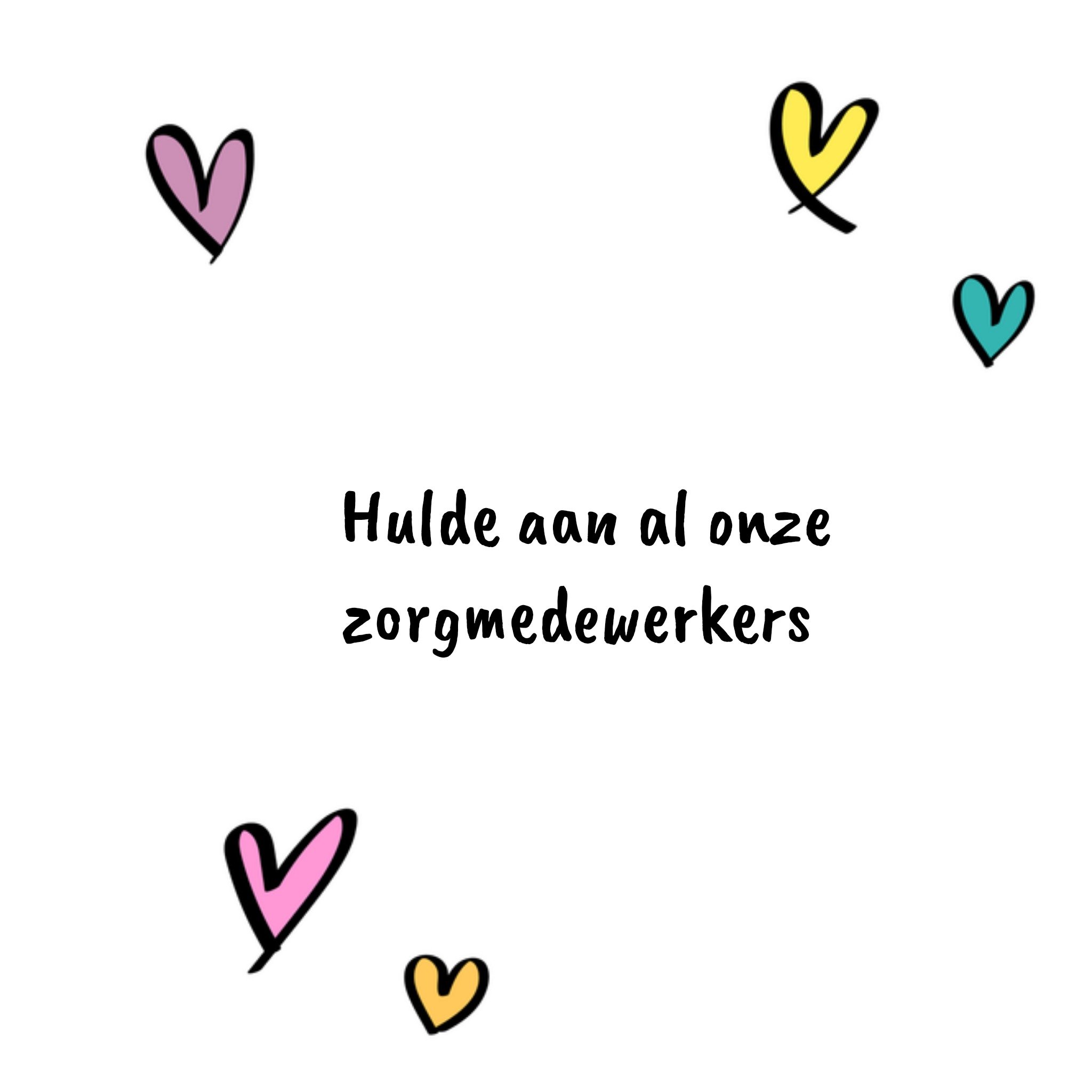 Greetz Bedankt kaart Zorgverlener Vierkant